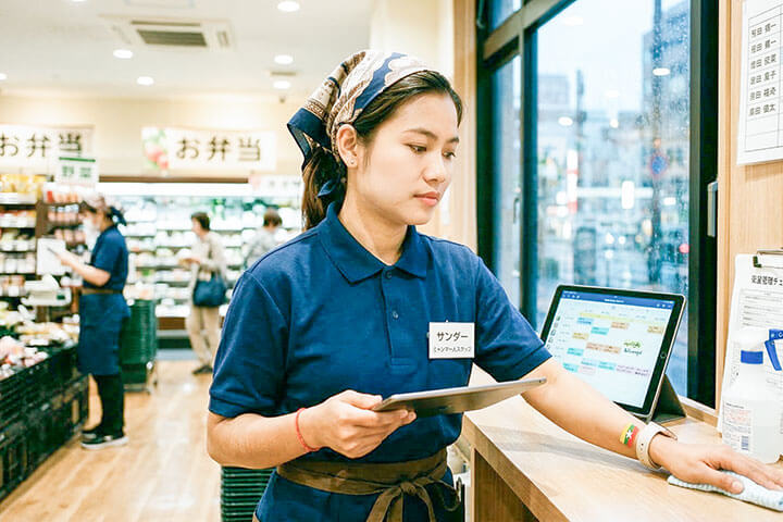 ミャンマー出身の労働者